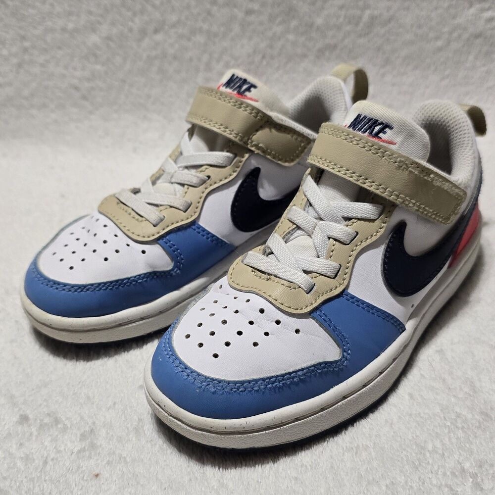 Nike Court Borough Low Recraft Sz 11C Sneakers DV5457-102 Unisex Toddler Shoes
